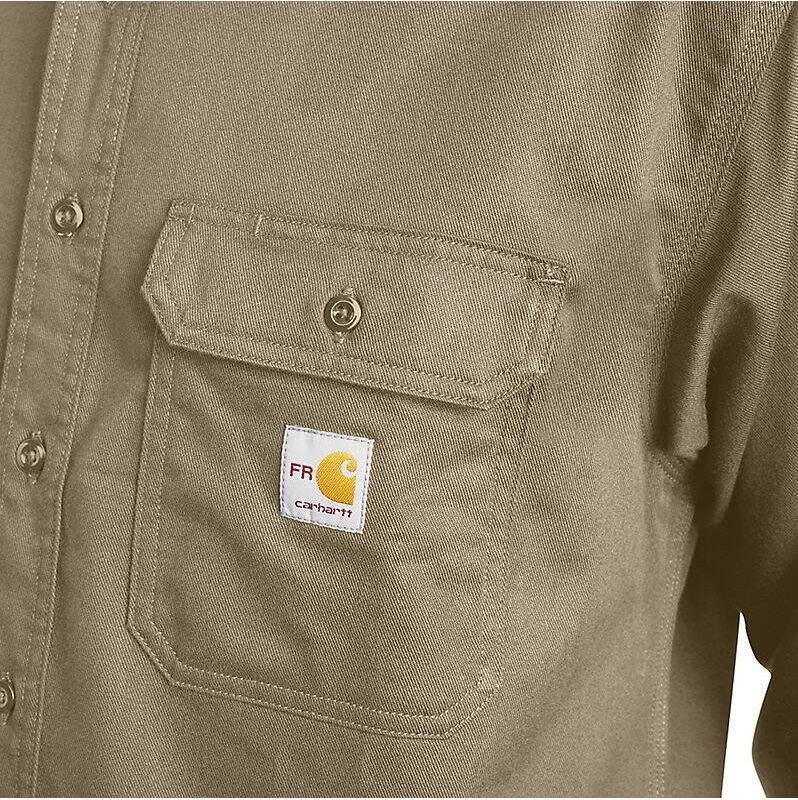 Chemise à manches longues en twill Carhartt FR résistante aux flammes - FRS160
