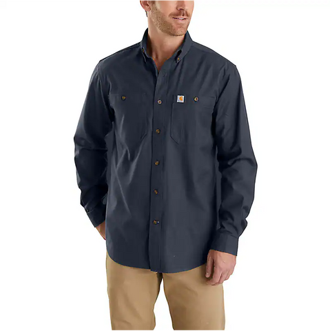 Carhartt Rugged Flex® Relaxed Fit Midweight Canvas Long-Sleeve Carhartt Rugged Flex® Relaxed Fit Midweight Canvas Long-Sleeve