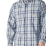 Carhartt FR Flame-Resistant Long Sleeve Plaid Shirt - 104507