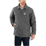 Carhartt Men's Loose Fit Washed Duck Sherpa Lined Field Jacket - 104293