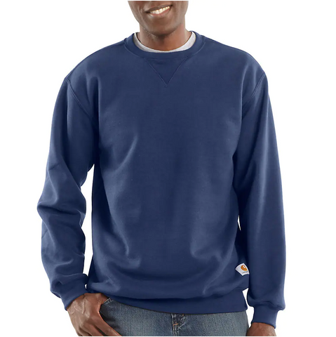 Carhartt Midweight Crewneck Sweatshirt Blue XL