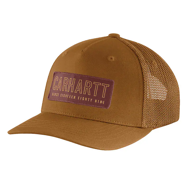 CARHARTT Rugged Flex® Canvas Mesh-Back 1889 Patch Cap 106130