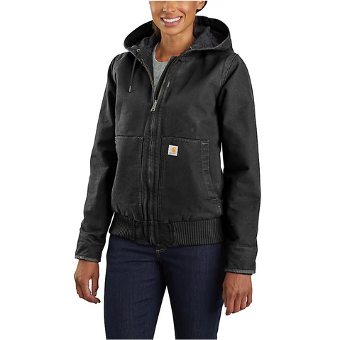 Women's Loose Fit Washed Duck Insulated Active Jac - 104053