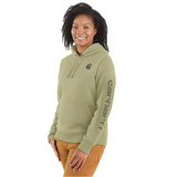 Carhartt Women's Relaxed Fit Midweight Logo Sleeve Graphic Sweatshirt - 102791