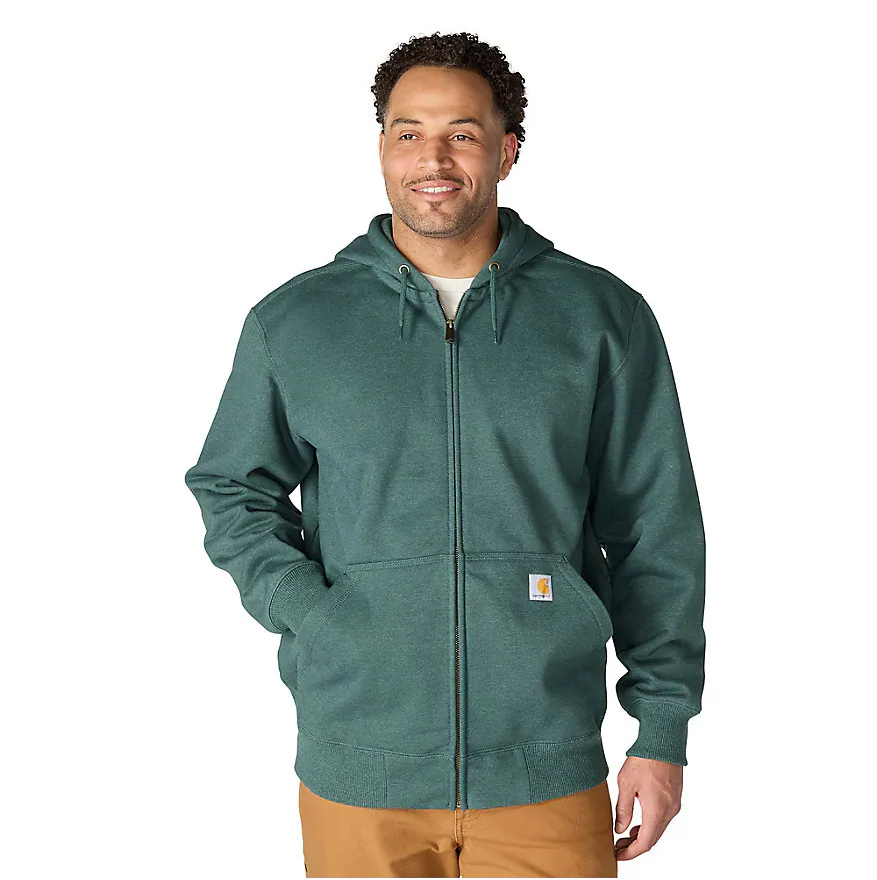 Sweat-shirt Carhartt à capuche et fermeture éclair intégrale ample et épais Rain Defender® 100614