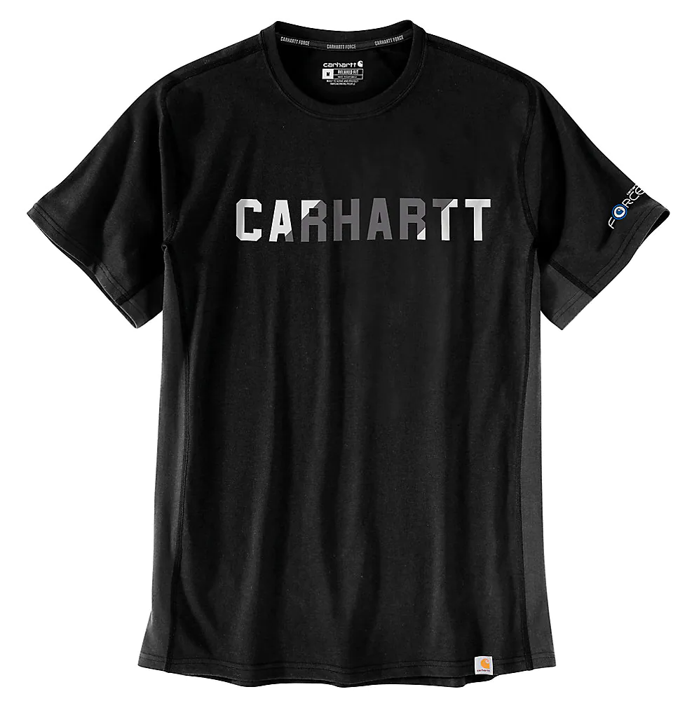 T-shirt graphique Carhartt Force® Relaxed Fit à manches courtes avec logo et motifs 105203