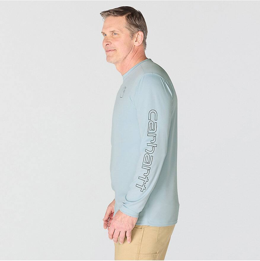 Carhartt Force® Sun Defender™ Lightweight Long-Sleeve Logo Graphic T-Shirt - 106164