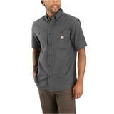 Carhartt Rugged Flex® Relaxed Fit Midweight Canvas Short-Sleeve Shirt 103555