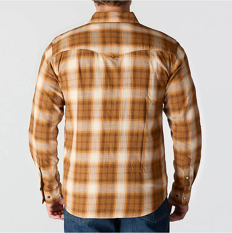Carhartt Montana Rugged Flex™ Relaxed Fit Lightweight Long-Sleeve Snap-Front Plaid Shirt - 107016