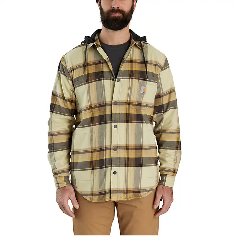Carhartt flannel coat discount