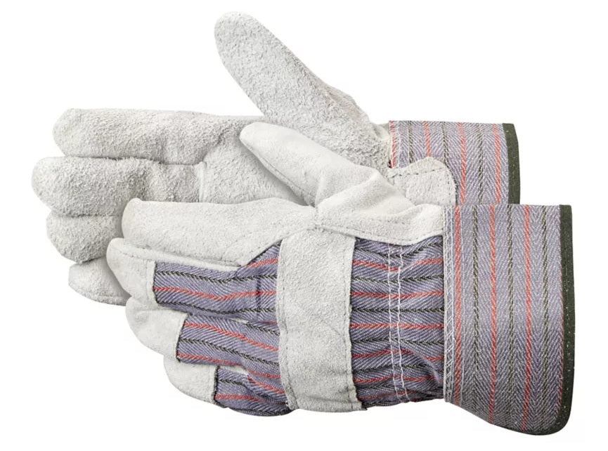 Gants de travail en cuir fendu de qualité économique