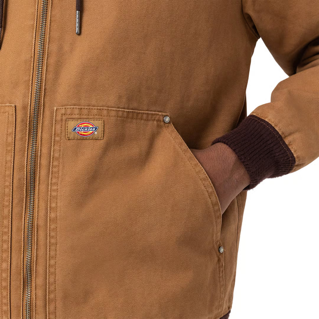 Dickies Men's Hooded Duck Bomber Jacket