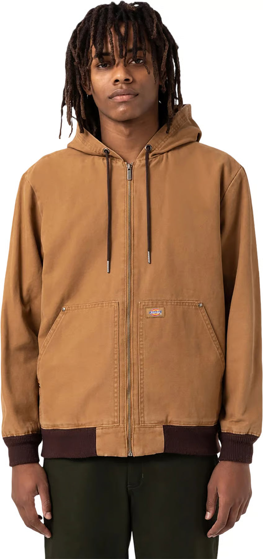Dickies Men's Hooded Duck Bomber Jacket
