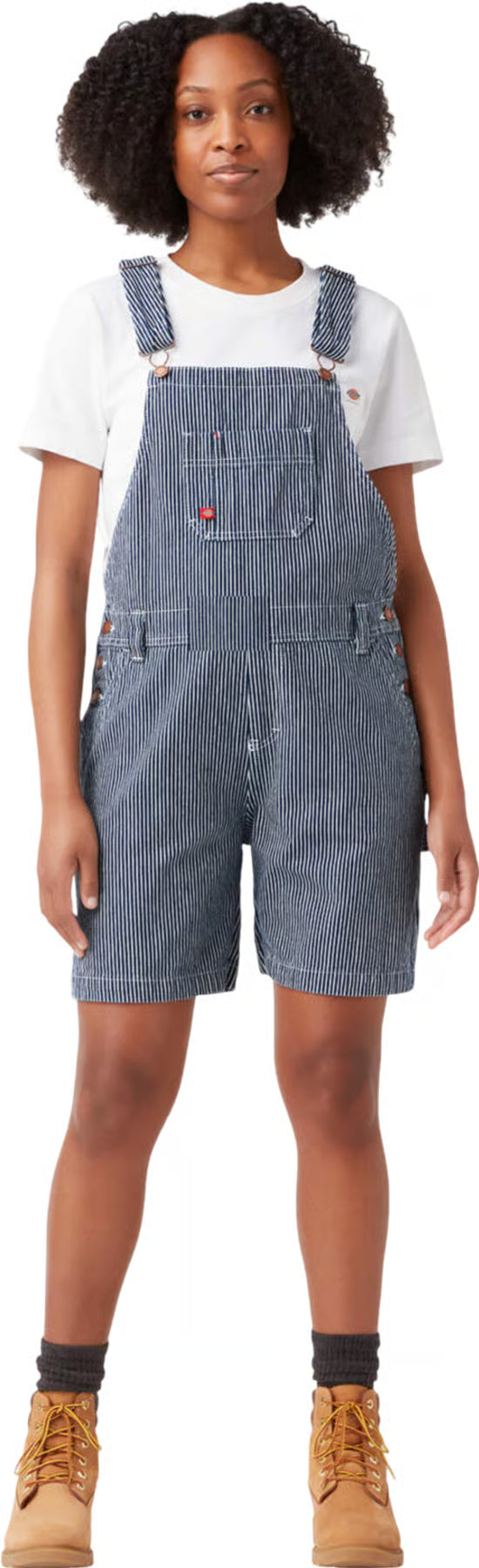 Dickies Women's Relaxed Fit 7" Shorts Bib Overall FB204