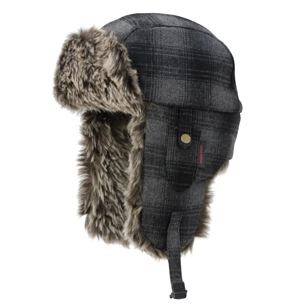 Tough Duck Plaid Aviator Hat i15616