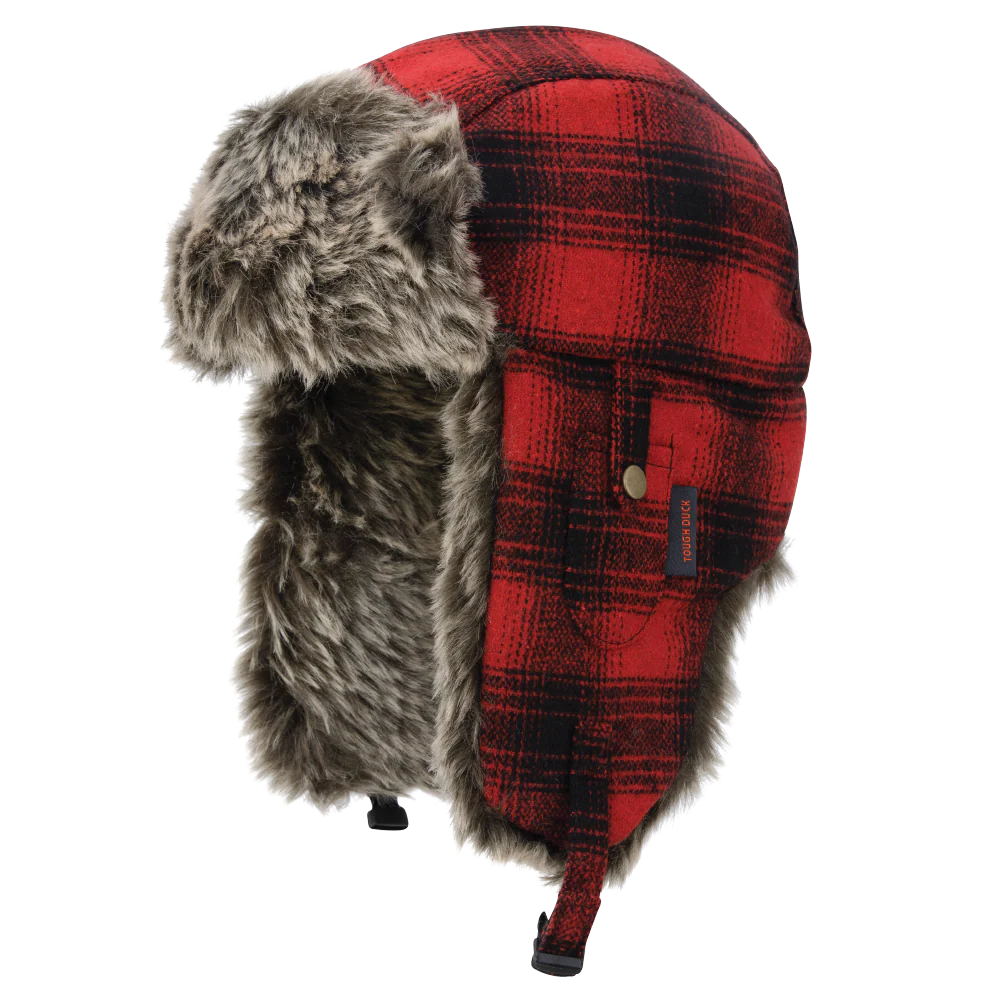 Tough Duck Plaid Aviator Hat i15616