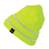 Tough Duck Acrylic Knit Touque w/ Reflective Striping - i458