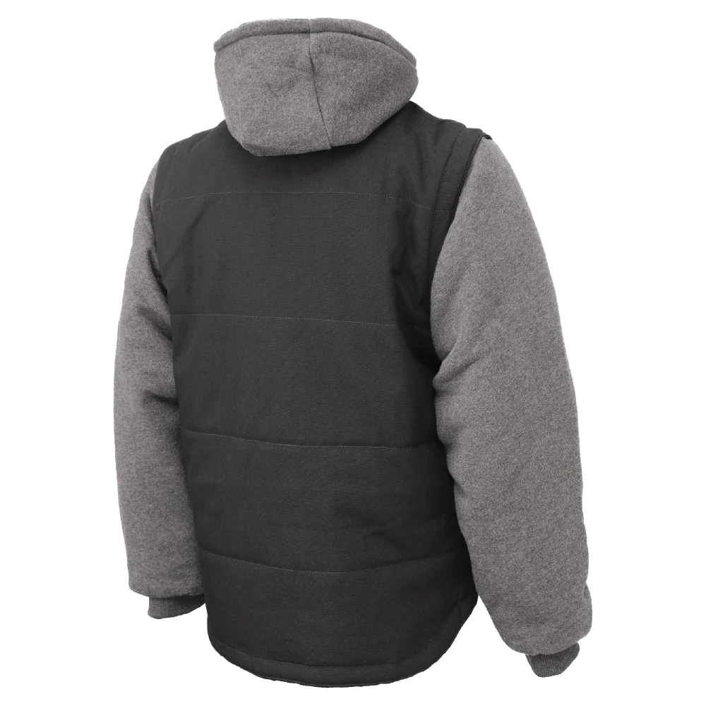 Tough Duck 3 in 1 Zip-Off Sleeve Work Jacket - i8A2