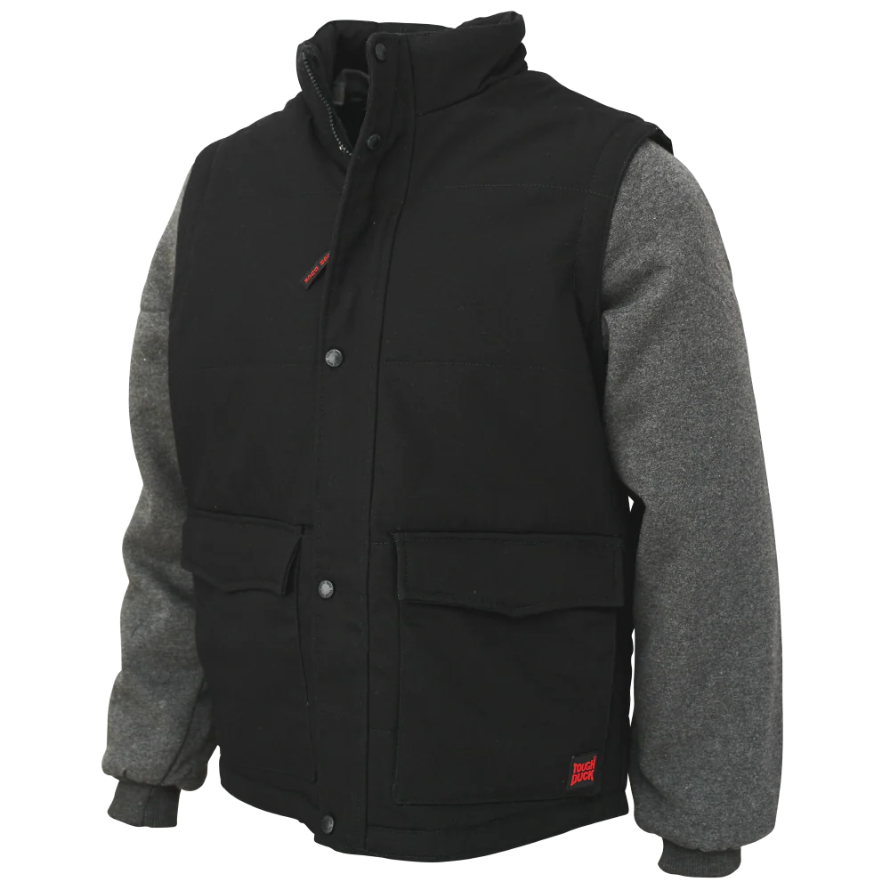 Tough Duck 3 in 1 Zip-Off Sleeve Work Jacket - i8A2