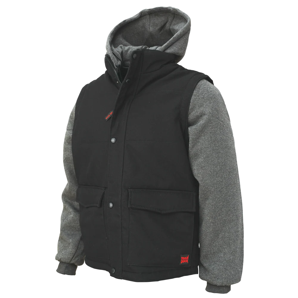Tough Duck 3 in 1 Zip-Off Sleevr Work Jacket i8A2