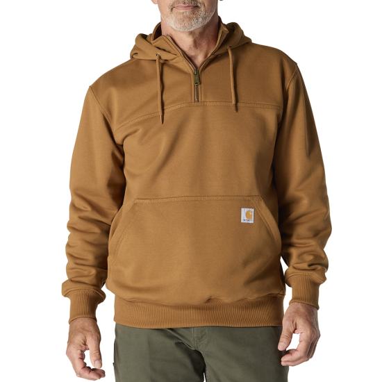 Carhartt Rain Defender® Loose Fit Heavyweight 1/4-Zip Hooded Sweatshirt - 100617