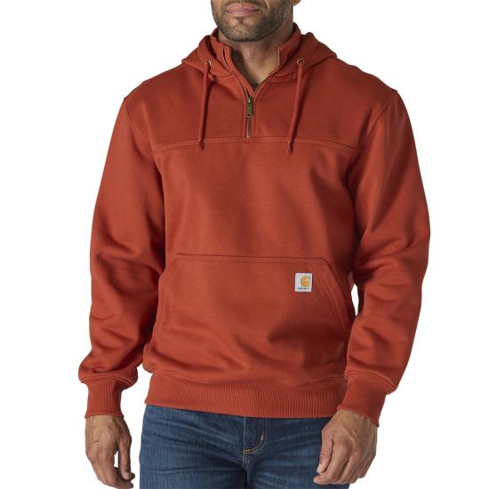 Carhartt Rain Defender® Loose Fit Heavyweight 1/4-Zip Hooded Sweatshirt - 100617