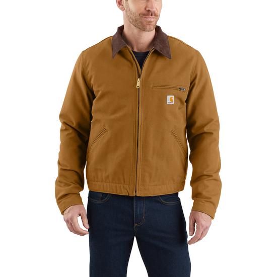 Veste traditionnelle Carhartt Detroit doublée en couverture coupe décontractée pour homme 103828