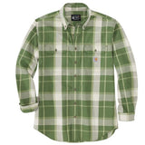 Carhartt FR Flame-Resistant Long Sleeve Plaid Shirt - 104507