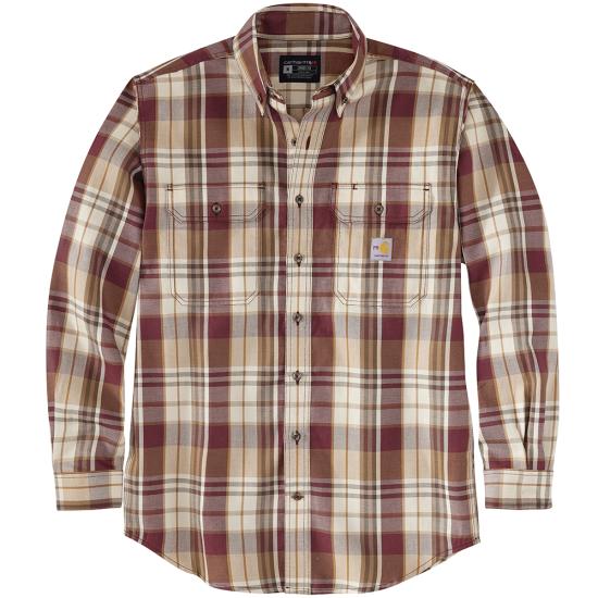 Carhartt FR Flame Resistant Long Sleeve Plaid Shirt - 104507