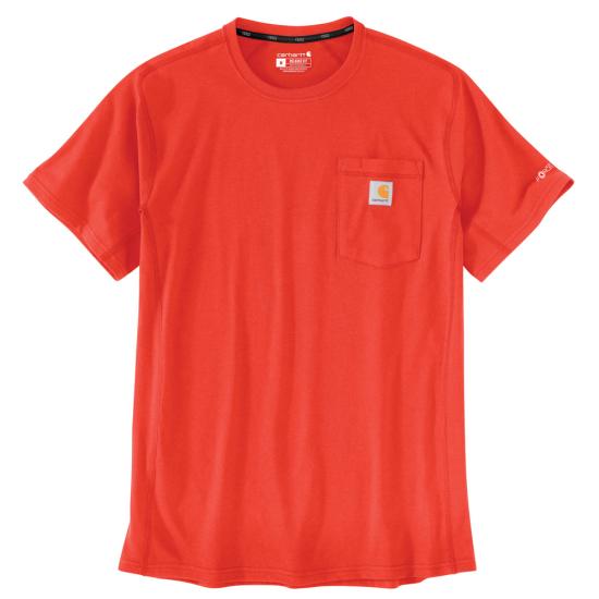 T-shirt à manches courtes et poche Carhartt Force® Relaxed Fit Midweight - 104616