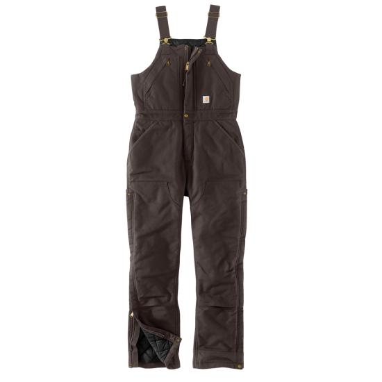 Carhartt Women's Loose Fit Washed Duck Insulated Biberall - 104694