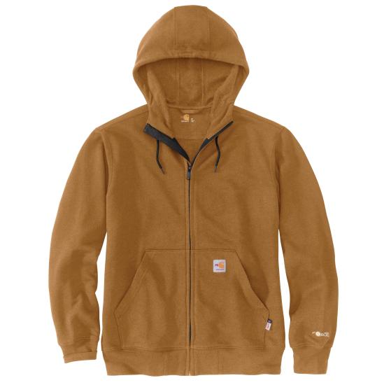 Carhartt FR Force® Marquette Loose Fit Midweight Hooded Zip-Front Sweatshirt - 104982