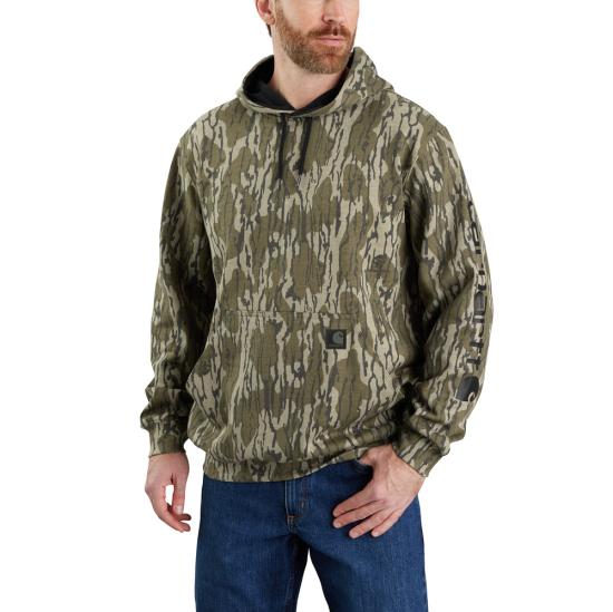 Sudadera estampada de camuflaje de peso medio Carhartt Loose Fit 105484