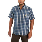 Carhartt Loose Fit Midweight Short-Sleeve Plaid Shirt 105702