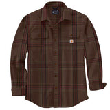 Carhartt Loose Fit Heavyweight Flannel Long-Sleeve Plaid Shirt - 105947