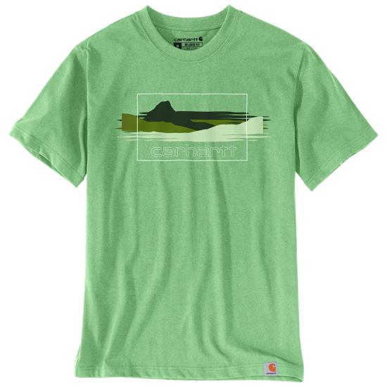 Carhartt Relaxed Fit Heavyweight Short Sleeve Mountain Graphic T-Shirt 106150