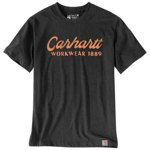 Carhartt Loose Fit Heavyweight Short Sleeve Script Graphic T-Shirt 106158
