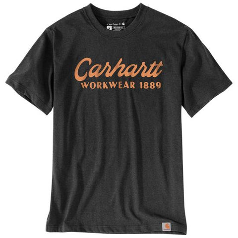 Carhartt Loose Fit Heavyweight Short-Sleeve Script Graphic T-Shirt 106158
