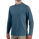 Carhartt Force Sun Defender™ Lightweight Long-Sleeve Hooded Logo Graphic T-Shirt - 106165