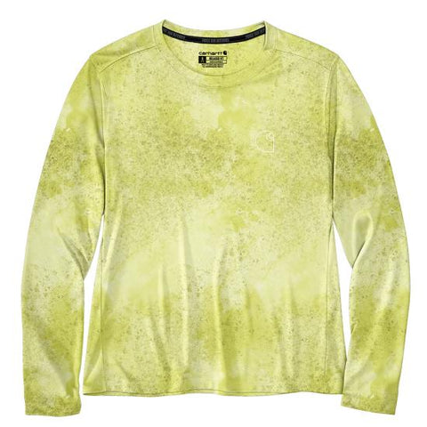 Carhartt Women's Force Sun Defender™ Relaxed Fit Lightweight Long-Sleeve Logo Graphic T-Shirt 106632