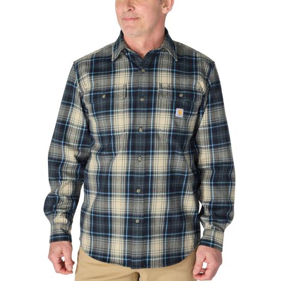 Carhartt Hubbard Loose Long-Sleeve Plaid Shirt - 107013