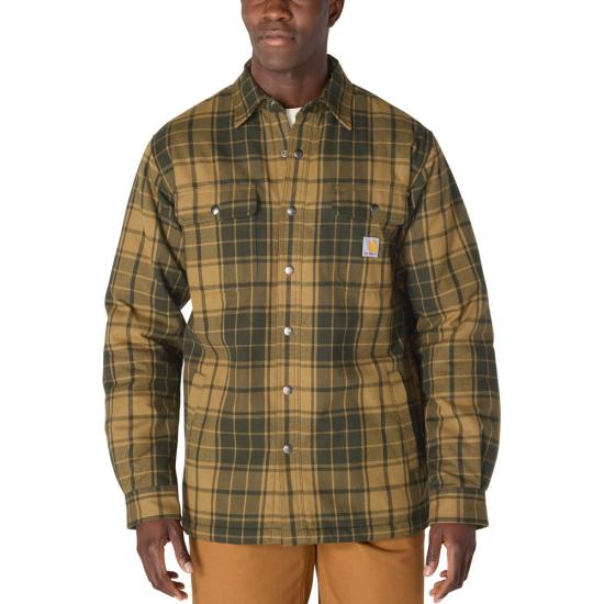 Chemise-veste à doublure Sherpa en flanelle coupe décontractée Carhartt - 105939