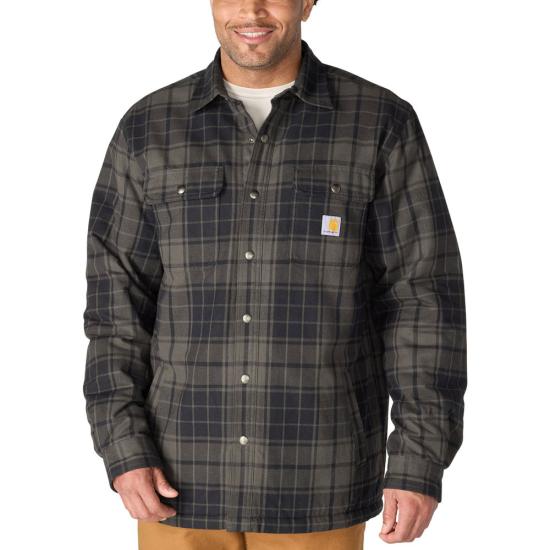 Chemise-veste à doublure Sherpa en flanelle coupe décontractée Carhartt - 105939