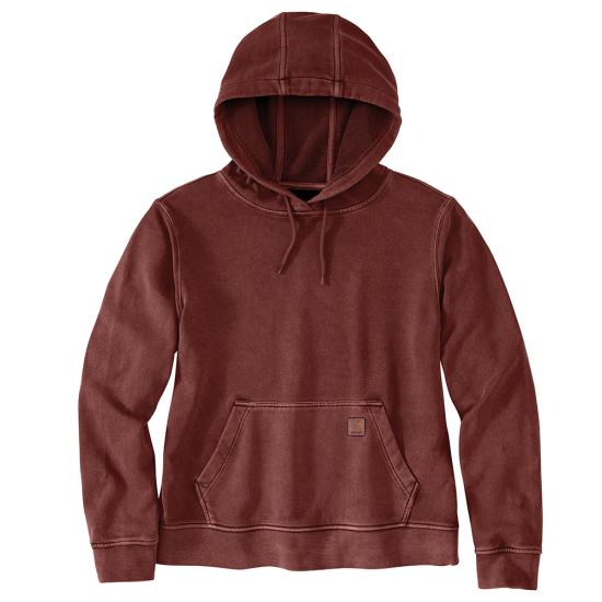 Carhartt Women's Relaxed Fit Midweight Garment Dye French Terry Hooded Sweatshirt 107231