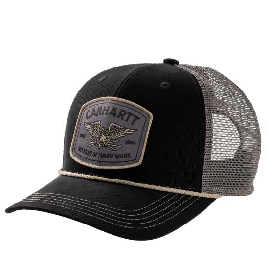 Carhartt Canvas Mesh-Back Oakland Eagle Cap - 107715