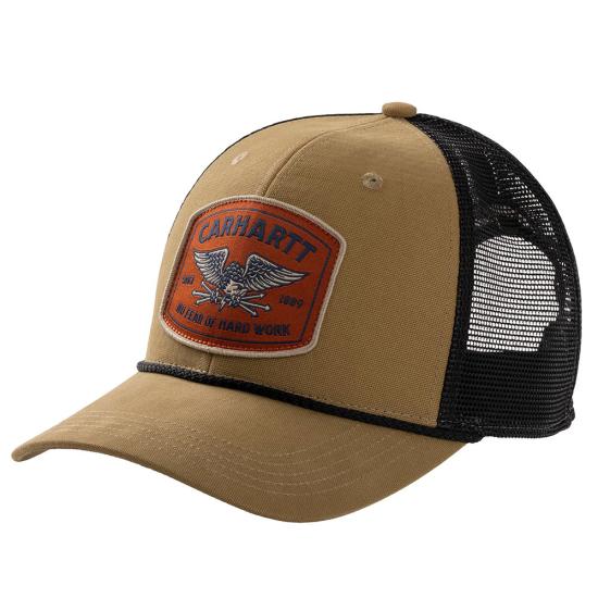 Carhartt Canvas Mesh-Back Oakland Eagle Cap - 107715