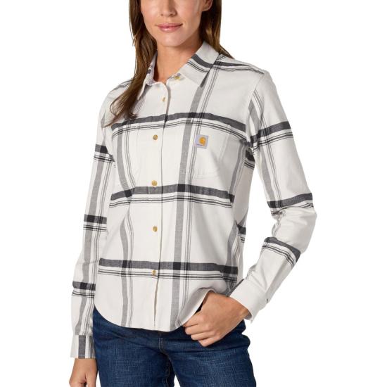Carhartt Women's Hamilton Relaxed Long-Sleeve Plaid Shirt