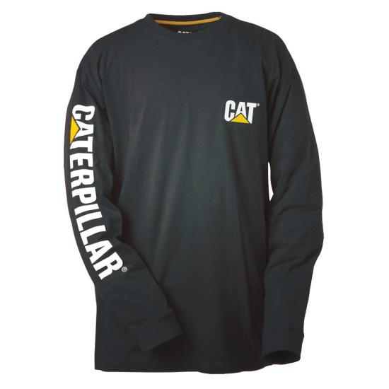 CAT Trademark Banner Long Sleeve T-Shirt - 1510034