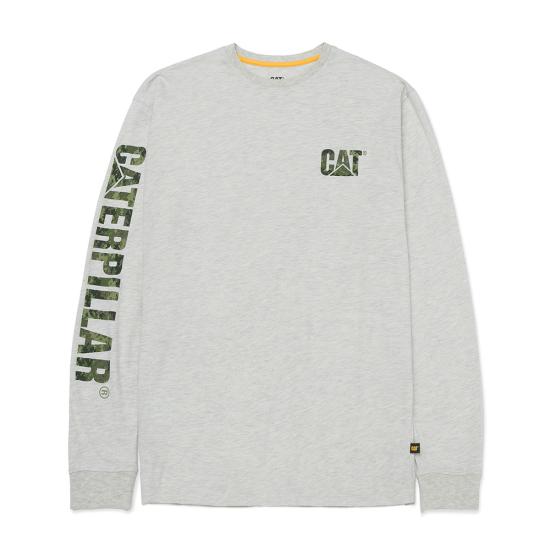 T-shirt à manches longues CAT Trademark Banner - 1510034