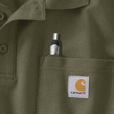 Carhartt Loose Fit Midweight Contractors Short-Sleeve Pocket Polo K570